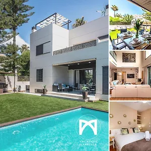  Villa Vacation Marbella I Riviera Del Sol, Private Pool, Jacuzzi, Walking Distance To The